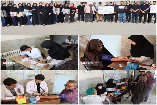 اردو جهادی درمانی و فرهنگی در منطقه محروم میانزو برگزار شد