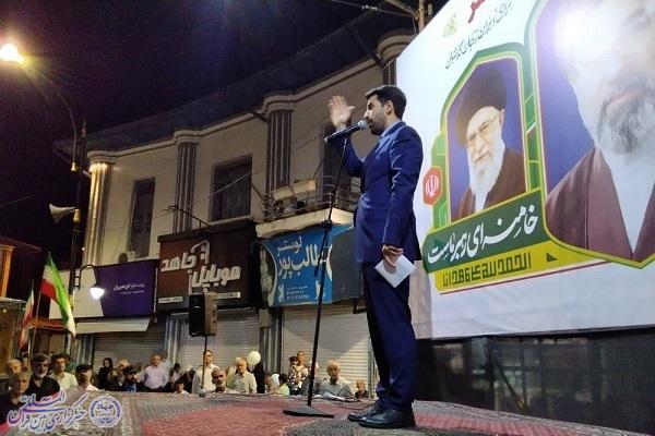 نود و ششمین اجتماع و راهپیمایی شبانه مردم بابلسر در عید غدیر برگزار شد