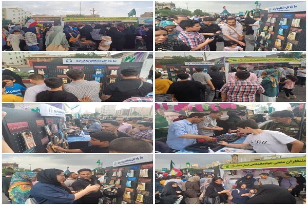 جلوه‌های خدمت‌رسانی موکب «منتظران منجی» جهاددانشگاهی سمنان در مسیر شادپیمایی عید غدیر خم
