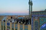 فیلم | اجرای گروه نقاره‌زنی محبین الرضا(ع) یزد