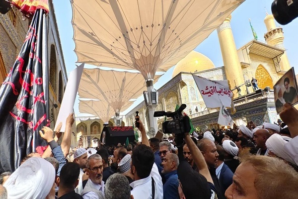 پیکر آیت الله فیاض در نجف اشرف تشییع شد