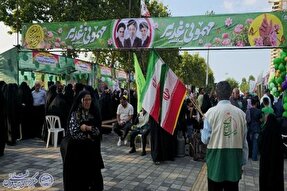 نمایش وحدت و ارادت به ولایت در مهمانی غدیر بابلسر + عکس