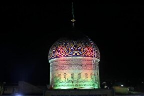 گنبد جدید امامزاده سید سلطان محمد(فم) تفرش رونمایی شد