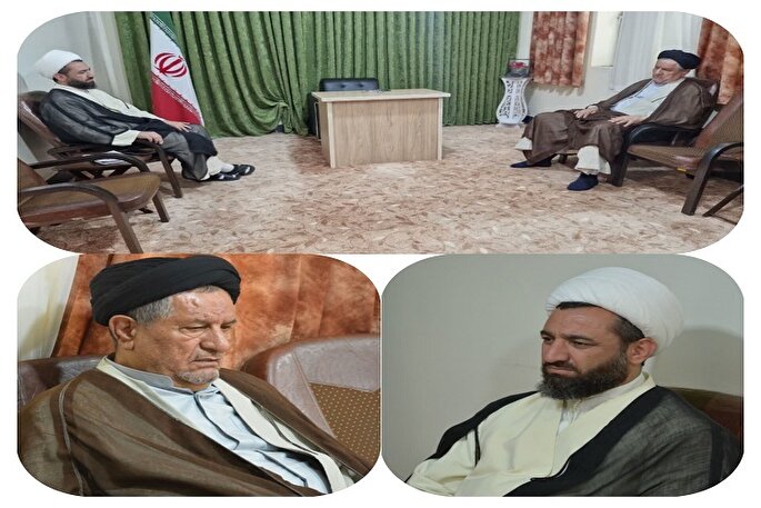 دیدار نماینده کهگیلویه در مجلس با امام جمعه دهدشت