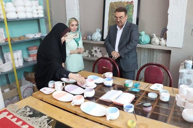 افتتاح خانه صنایع دستی دومیم