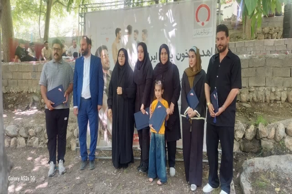 تجلیل از اهداکنندگان برتر خون