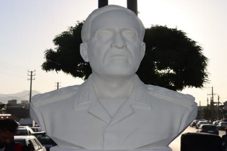 رونمایی از سردیس سپهبد شهید علی شادمانی در همدان