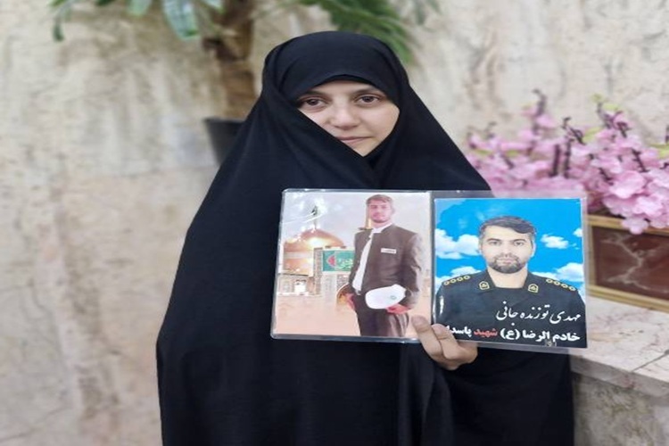 همسر شهید مهدی توزنده‌جانی