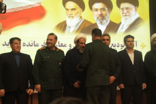 آیین تکریم و معارفه فرماندهی ناحیه مقاومت بسیج سپاه کوهدشت