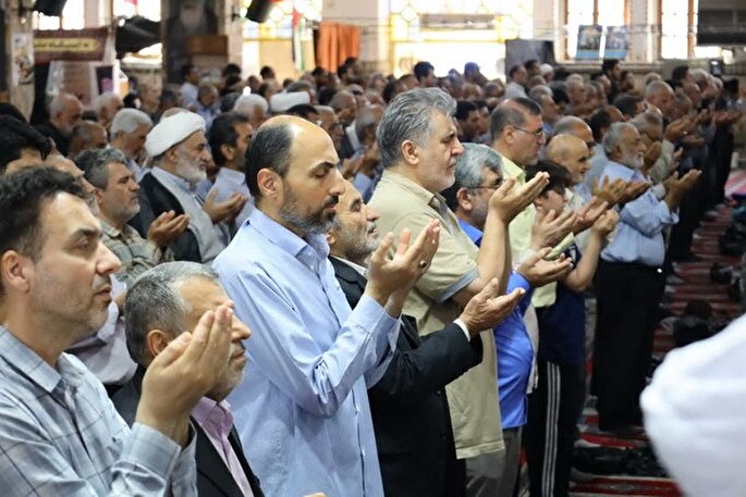عکس | برگزاری نماز جمعه در ساری