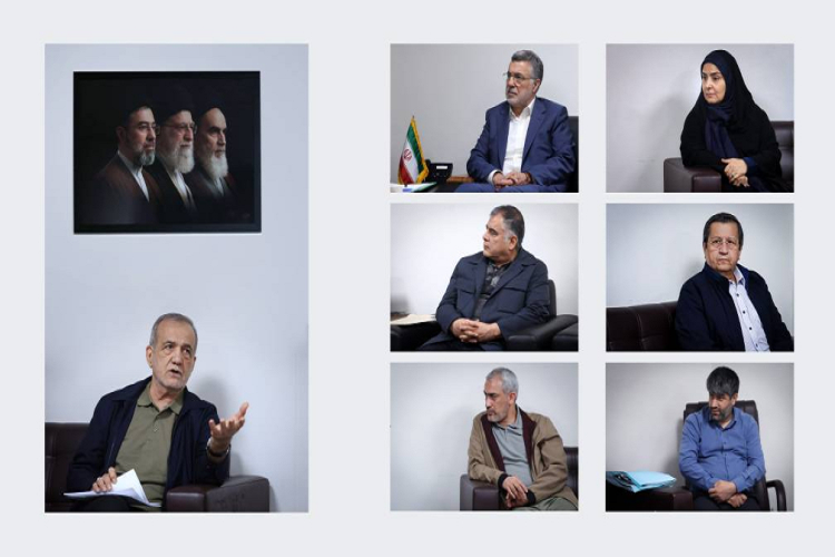 پزشکیان در جلسه هماهنگی تسریع در تأمین کالاهای اساسی و دارو پزشکیان در جلسه هماهنگی تسریع در تأمین کالاهای اساسی و دارو