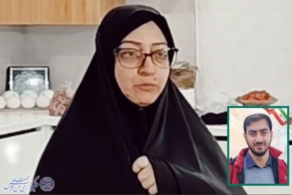 خادمان آستان مسجد مقدس جمکران میهمان خانواده شهید شعبان‌نژاد شدند
