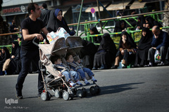 تجمع عزاداران عاشورای فاطمی در میدان هفت تیر