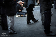 تجمع عزاداران عاشورای فاطمی در میدان هفت تیر