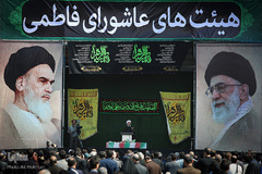 تجمع عزاداران عاشورای فاطمی در میدان هفت تیر