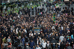 تجمع عزاداران عاشورای فاطمی در میدان هفت تیر