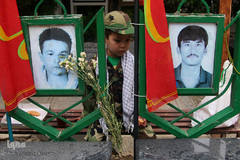 آخرین پنجشنبه سال در کنار شهیدان مدافع حرم