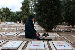 آخرین پنجشنبه سال در گلزار شهدا