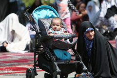 حضور اقشار مختلف بانوان در نمازروز جمعه