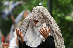 حضور اقشار مختلف بانوان در نمازروز جمعه