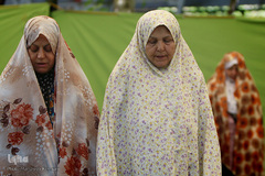 حضور اقشار مختلف بانوان در نمازروز جمعه