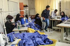 محل کار آقای تاتار در موسسه خیریه نگین تهران