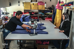 محل کار آقای تاتار در موسسه خیریه نگین تهران