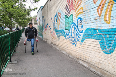 در حال رفتن بهمنزل 