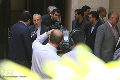 مصاحبه ورود وزیر آموزش و پرورش به مجمع خیرین مدرسه ساز