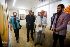 افتتاح نمایشگاه نقاشی خط ربنا