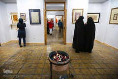 افتتاح نمایشگاه نقاشی خط ربنا