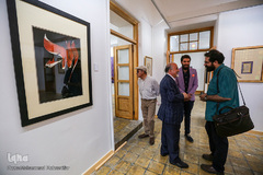 افتتاح نمایشگاه نقاشی خط ربنا