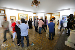 افتتاح نمایشگاه نقاشی خط ربنا