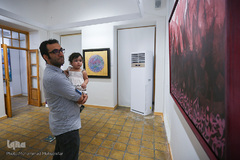 افتتاح نمایشگاه نقاشی خط ربنا