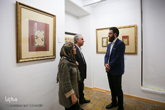 افتتاح نمایشگاه نقاشی خط ربنا