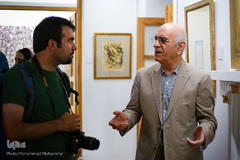 افتتاح نمایشگاه نقاشی خط ربنا