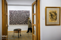 افتتاح نمایشگاه نقاشی خط ربنا