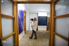 افتتاح نمایشگاه نقاشی خط ربنا