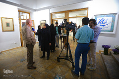افتتاح نمایشگاه نقاشی خط ربنا