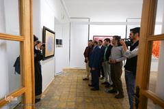 افتتاح نمایشگاه نقاشی خط ربنا