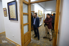 افتتاح نمایشگاه نقاشی خط ربنا