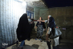 سفره افطار «یک لقمه مهربانی» در کوره پزخانه‌های خاورشهر