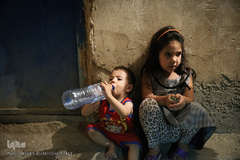 سفره افطار «یک لقمه مهربانی» در کوره پزخانه‌های خاورشهر