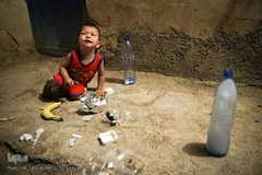 سفره افطار «یک لقمه مهربانی» در کوره پزخانه‌های خاورشهر