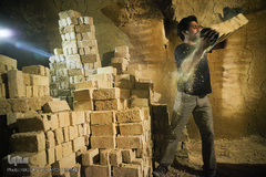 سفره افطار «یک لقمه مهربانی» در کوره پزخانه‌های خاورشهر