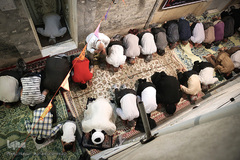 سفره افطار کریم اهل‌بیت(ع)در کوچه پس کوچه‌های جنوب تهران