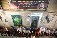 سفره افطار کریم اهل‌بیت(ع)در کوچه پس کوچه‌های جنوب تهران