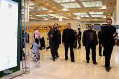 حضور رییس جهاد دانشگاهی در نمایشگاه قرآن