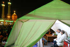 مراسم احیای شب 23 رمضان در حرم حضرت عبدالعظیم(ع)