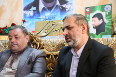 دیدار با خانواده شهید قرآنی مدافع حرم مهدی عزیزی